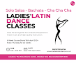 Dance classes for adults near me UK Ladies Latin Dance in Beaconsfield in Buckinghamshire